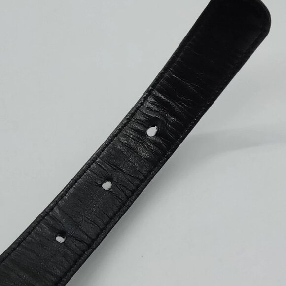 Chanel Belt Black Gold Leather 700-060225 - Picture 5 of 8